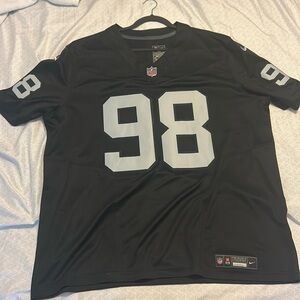 Maxx Crosby Las Vegas Raiders Nike Vapor F.U.S.E. Limited Jersey - Black